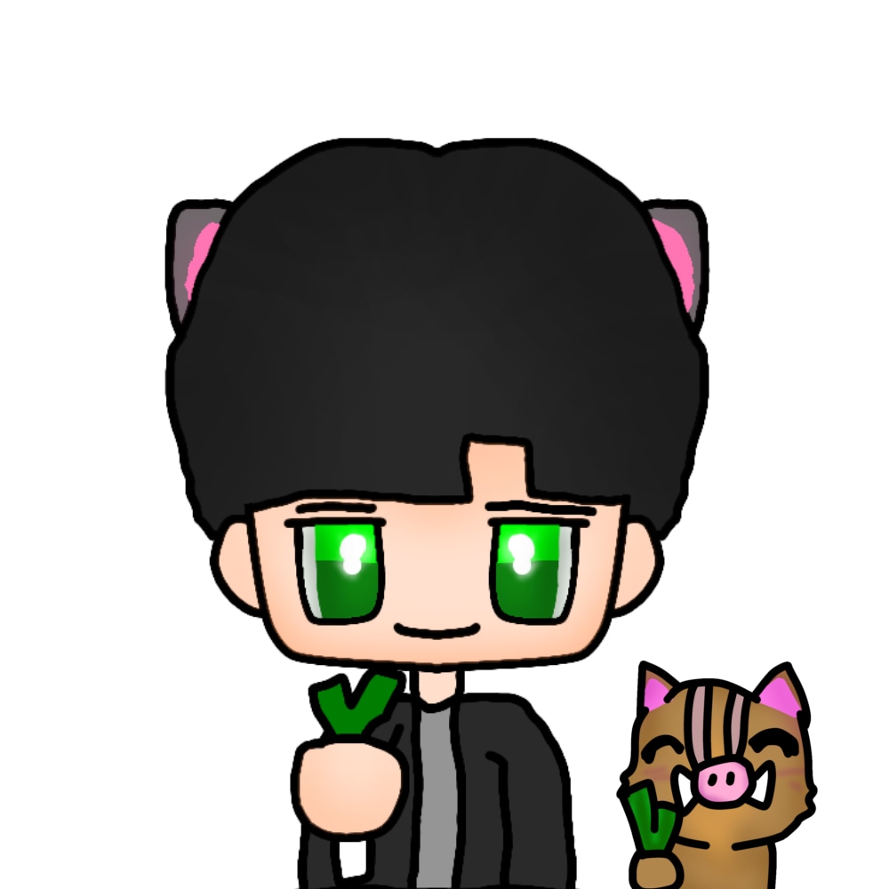 Minecraftのスキンと立ち絵を両方作ります 画像のような仕上がりでもアレンジ欲しかったらいってください！ イメージ1