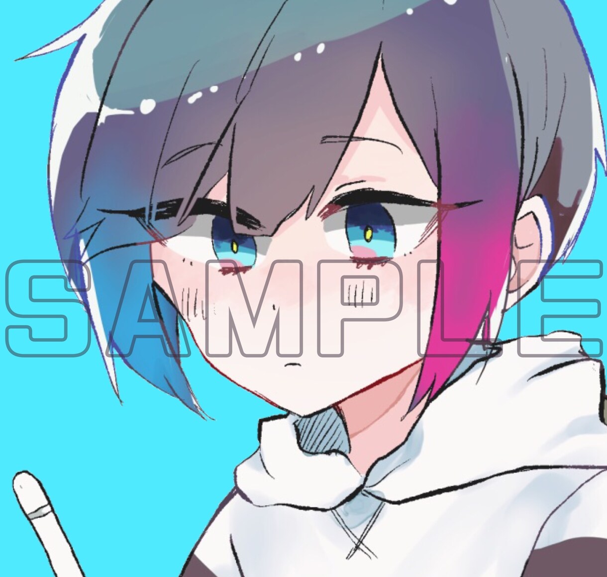 SNSアイコンお描きします アニメチックなアイコンが欲しい！という時にご検討ください イメージ3