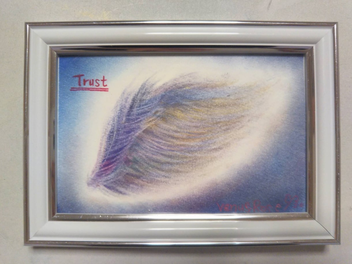パステルアートで、あなたの光の羽根を描きます 自分らしく輝き、未来へと羽ばたきたい方に イメージ5