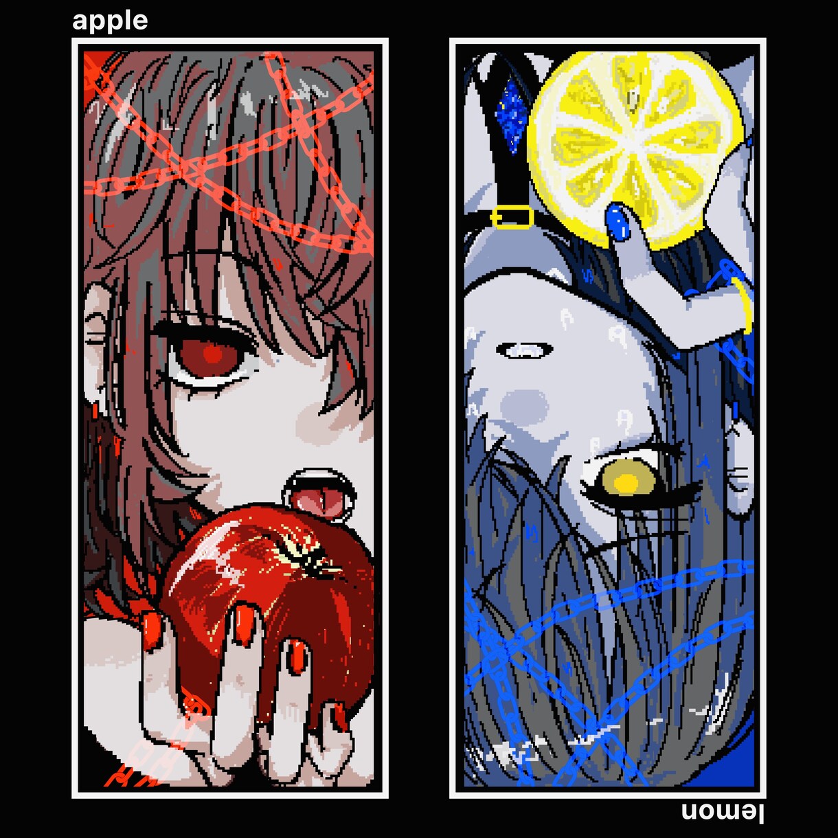 かわいい1枚絵．アイコン描きます 薄暗い淡い色が得意。かわいい系の女の子描きます！ イメージ3