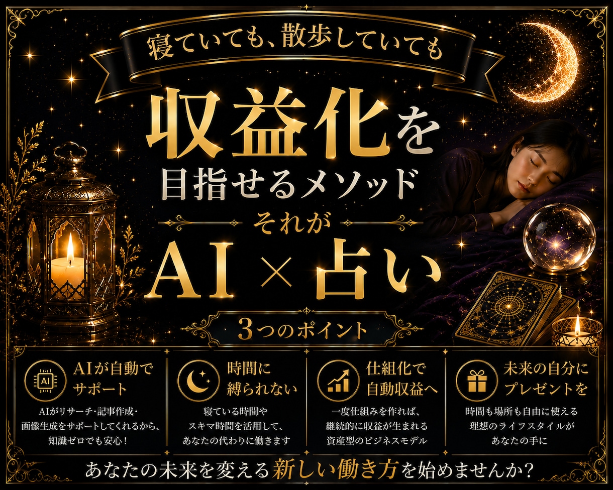 初心者OK｜AIで収益化する方法を完全解説します 顔出し不要・在庫不要・AI活用OK。 イメージ8