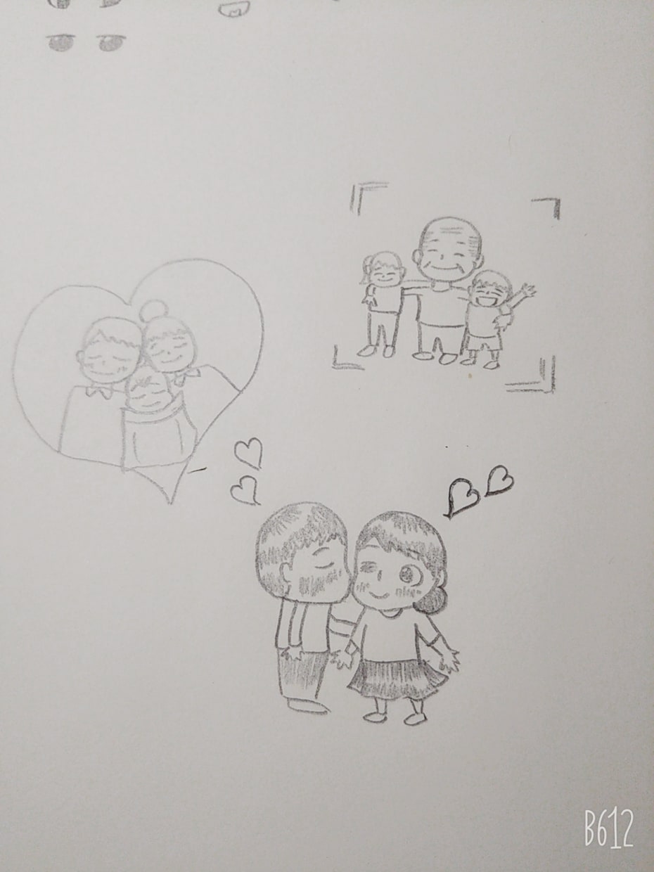 大切な人へ気持ちを伝える色紙、イラストを書きます 色鉛筆を使って彩やかに仕上げます！ イメージ3