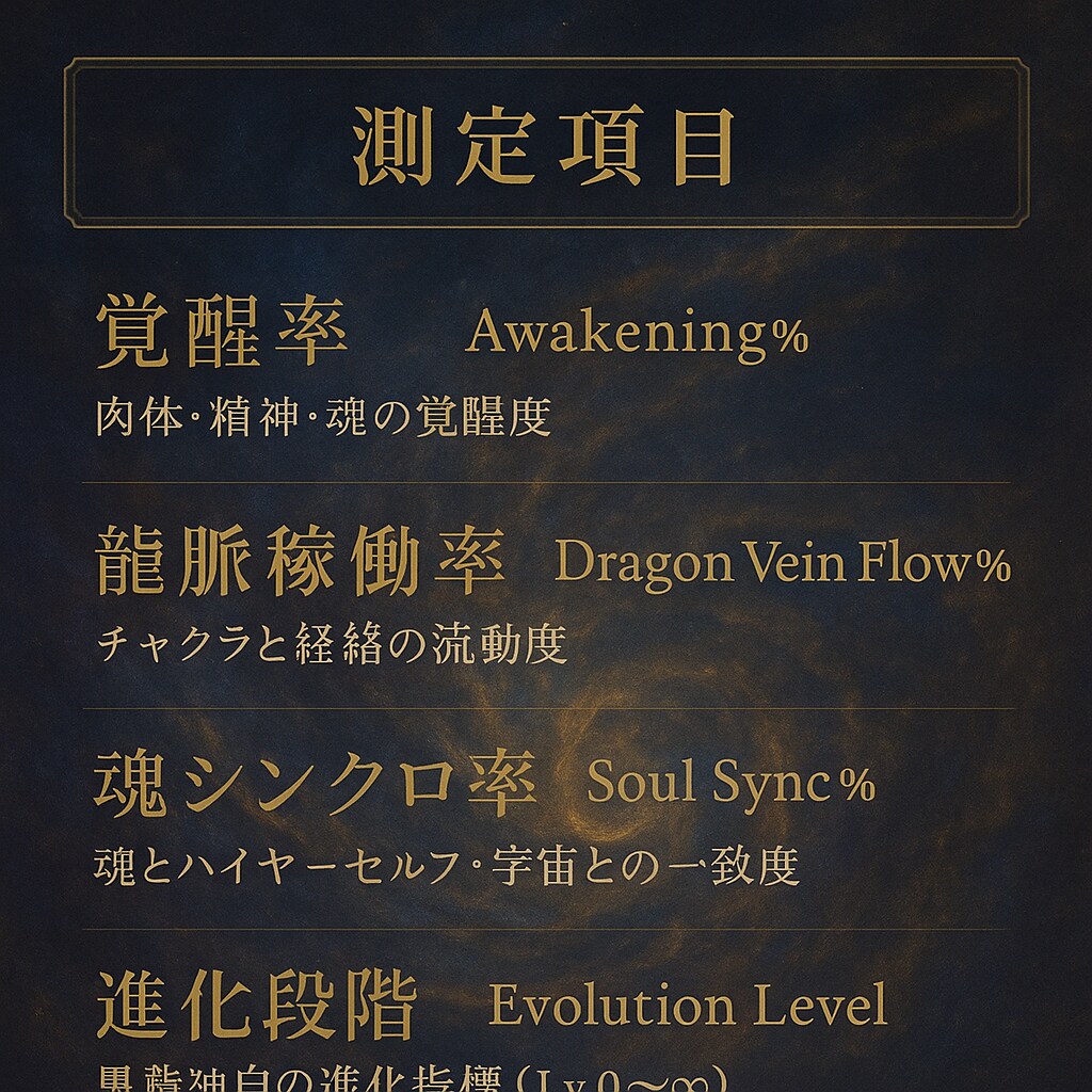 龍脈と魂を開く黒龍根源覚醒アクティベーションします Lv1　黒龍覚醒アルティメットアクティベーション　覚醒率測定 イメージ3