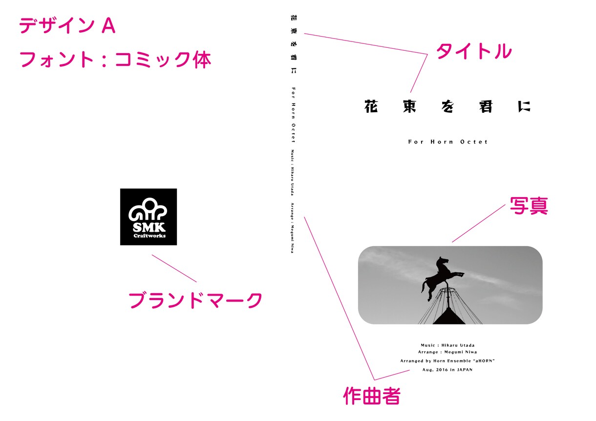 ご自身で作曲されたオリジナル曲を印刷・製本します コシのある楽譜用の紙を使用して、まるで売り物の様な仕上がりに イメージ5