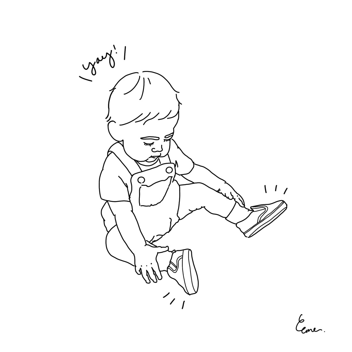 モノクロオシャレなアイコン描きます お子さんをアイコンにしてみませんか？ご自身のももちろんOK！ イメージ1