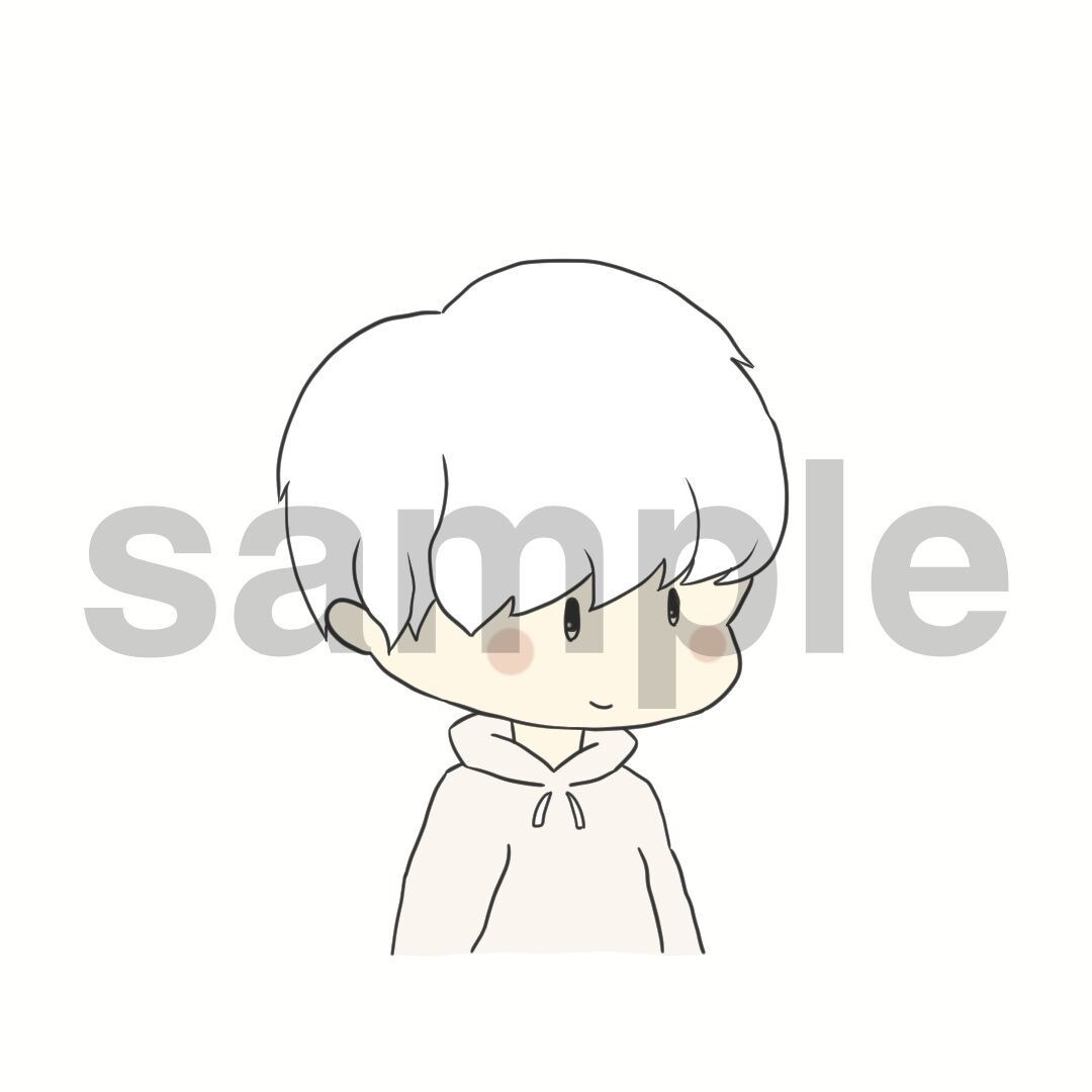 ゆるふわ・ほんわかSNSアイコン作成します ゆるっと可愛らしいSNSアイコンを作成します イメージ4