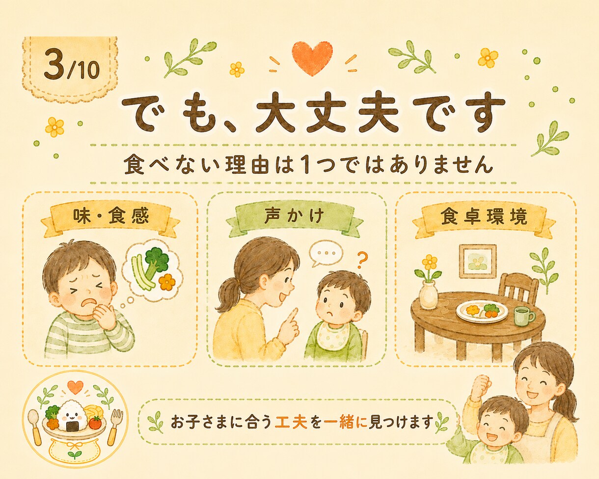 保育士×調理師が食べない子のごはん相談に乗ります 「食べない子のごはん時間をラクに イメージ3
