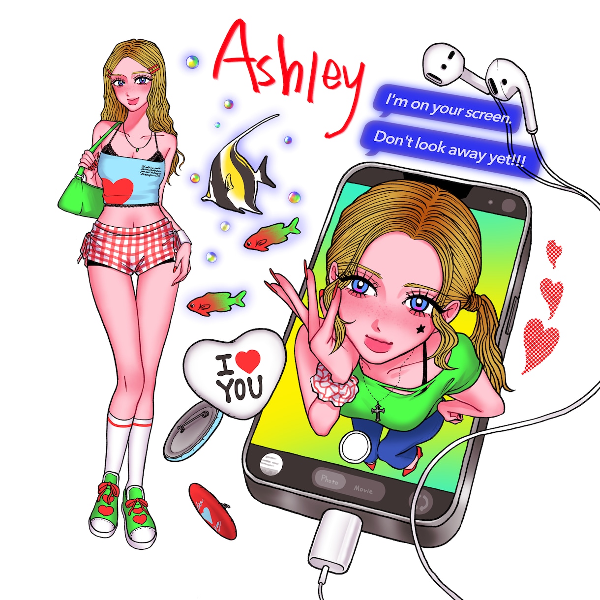 ポップでおしゃれな人物イラスト描きます おしゃれな人物イラスト描きます★MV、アイコン、記念日に イメージ6