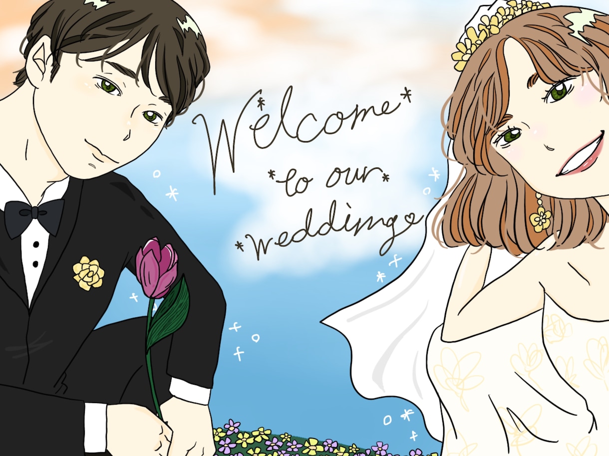 ウェディングボードを作成しています 写真を元に結婚式のウェルカムボードを作成します！ イメージ4