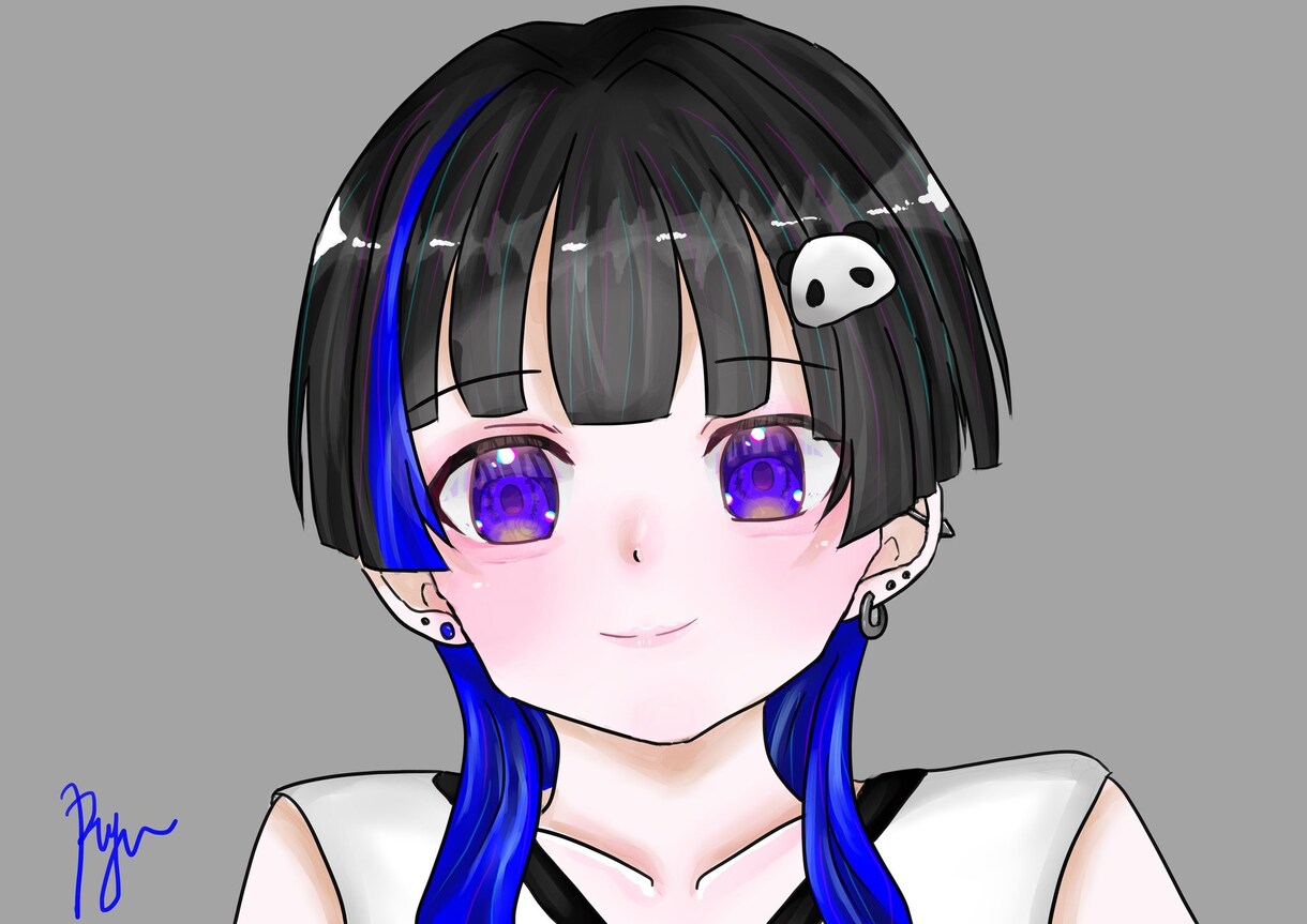 バストアップイラストになります アイコン等にご利用いただけるバストアップイラストになります。 イメージ3