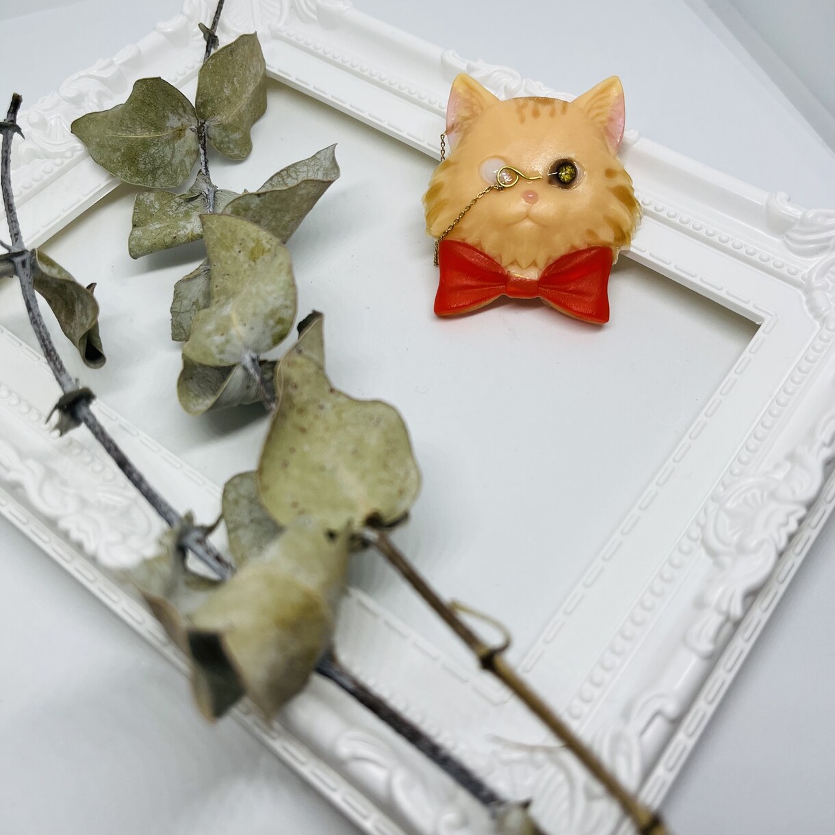 お宅のねこちゃんブローチお作りします 大切な家族ねこちゃんのブローチをお作りします...♪*ﾟ イメージ2