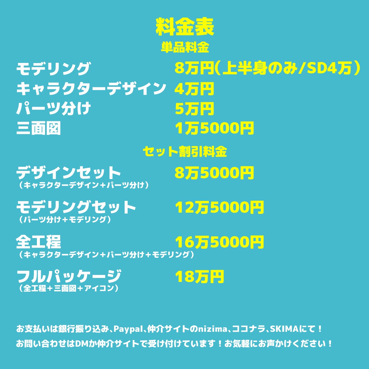 ちゃんと動く、だけで終わらないモデル作ります オーダーに応じて多彩な表情差分、修正は無制限！ イメージ4