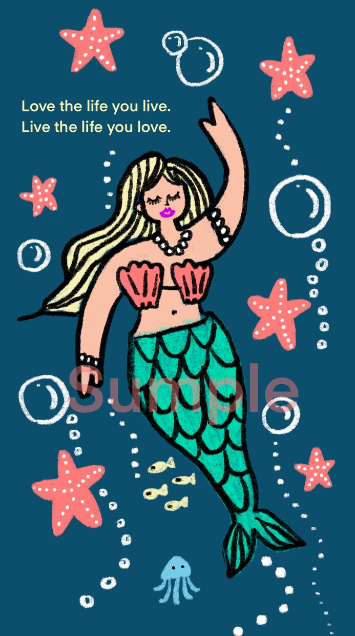 オリジナル待受画面描きます プレゼントにも⭐︎あなたの毎日をお洒落にHappyに♪ イメージ2