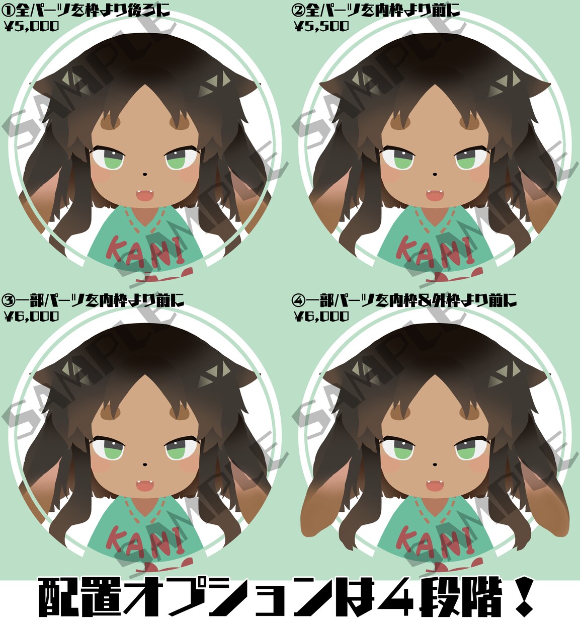 SNSアイコン描きます 主線なし！かわいいミニキャラアイコン イメージ2