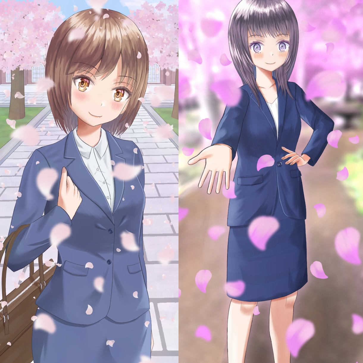 魅力的でおしゃれかわいい全身イラスト作成します 商業連載絵師が修正無制限で女の子中心に描きます イメージ3