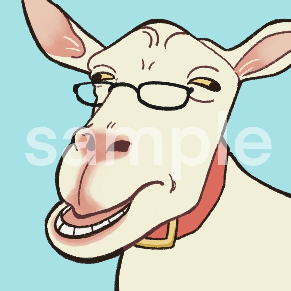 面白くて可愛アイコンお描きします お好きな動物やペットをアイコンに！表情差分も承ります！ イメージ4