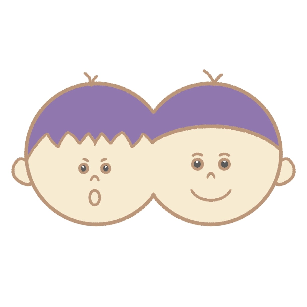 丸顔で親しみやすいアイコンを作成します SNS・ブログ等で覚えて貰いやすいシンプルイラスト！✴︎ イメージ3