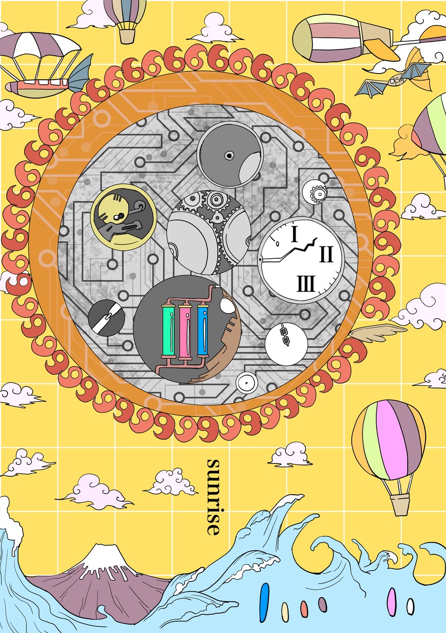 スチームパンクで少しポップな背景イラスト描きます エモい、綺麗、かわいいを目指します。 イメージ3