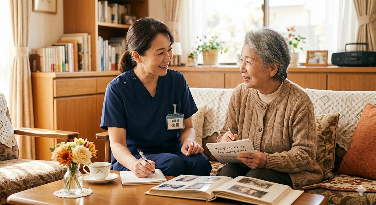100人看取ったNsがエンディングノート代筆します 家族へのありがとうを後悔したくないあなたへ。 イメージ1
