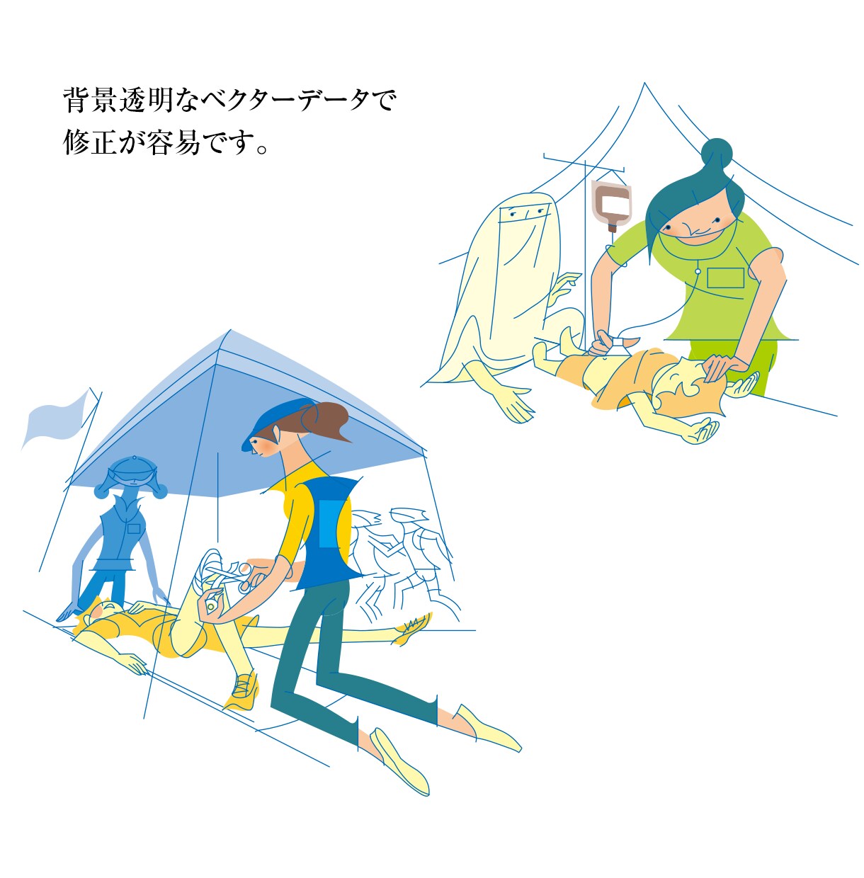 医療向けのシンプルなイラスト描きます ミニマムでわかり易く使いやすい イメージ2