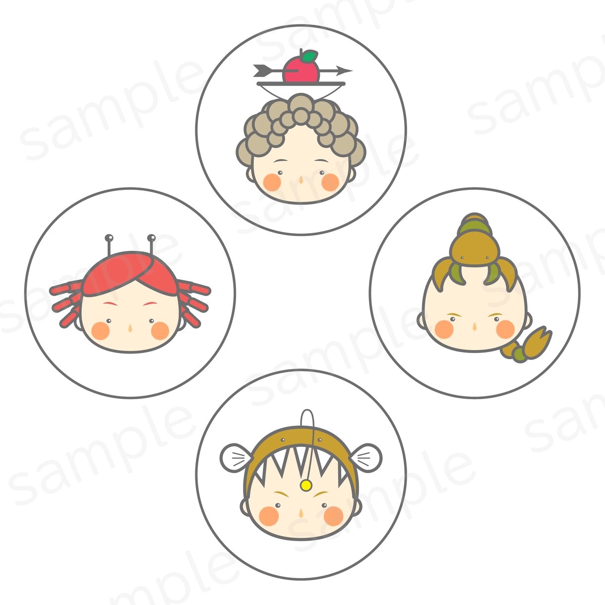 普通じゃない癒されるアイコンお作りします 「あ、この絵癒される♡」を大切にしております。 イメージ4