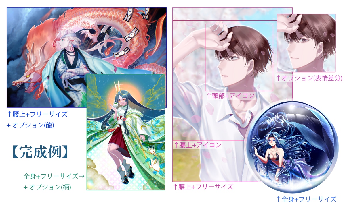 アイコン、サムネ、ヘッダーイラスト作成致します ラフ段階であれば何度でも修正可能◎気軽にご相談ください＾＾ イメージ4