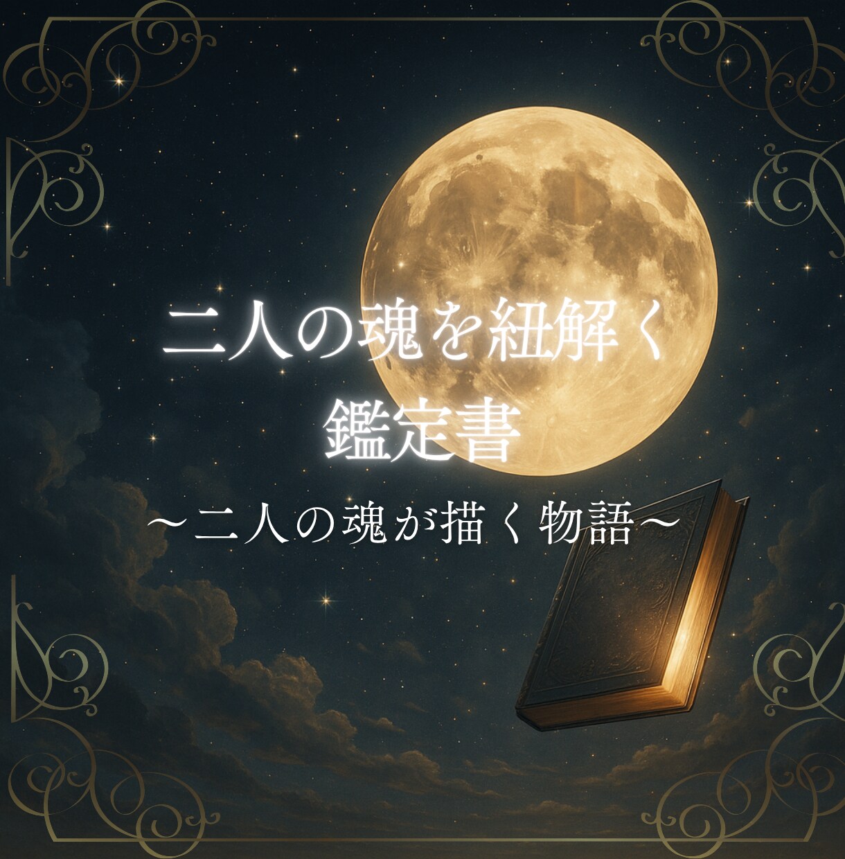 鑑定書❖ニ人の魂の御縁と運命を紐解きます 魂の繋がり・出会いの意味・二人の絆を紐解くボリューム鑑定 イメージ1