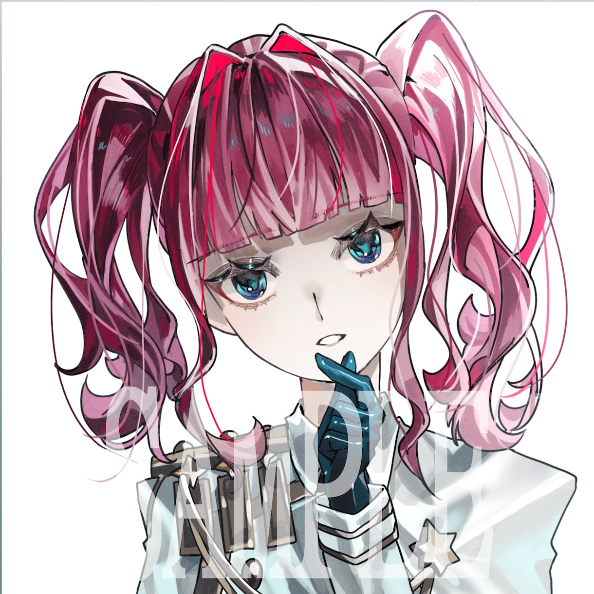 キラキラで透明感のあるアイコン描きます お手軽価格でかわいいイラストを製作します！ イメージ2
