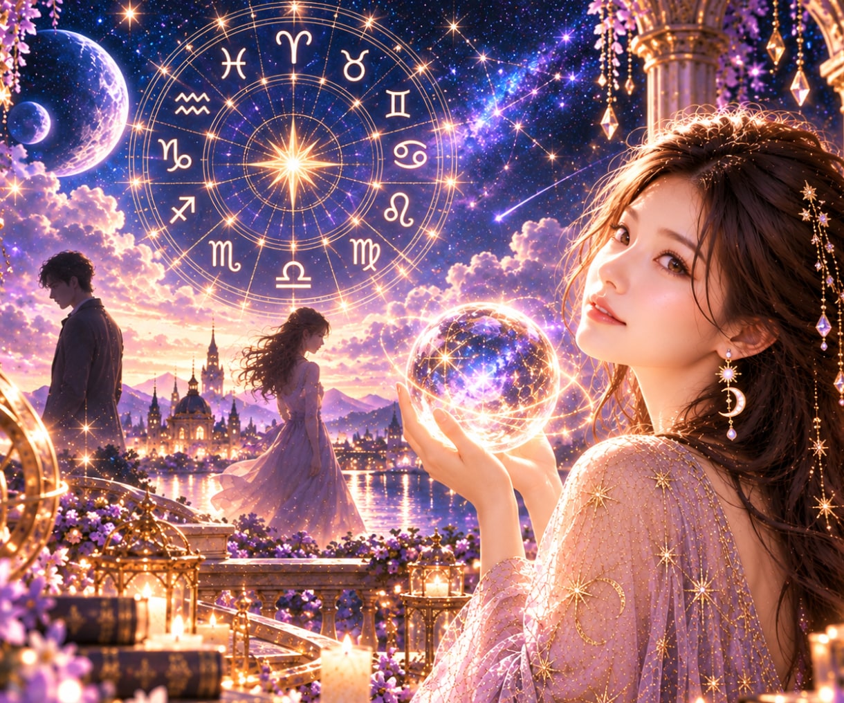 復縁したい彼の本音と二人の未来を星で読み解きます 別れた理由と二人の違いを知り、もう一度向き合う方法を探します イメージ1