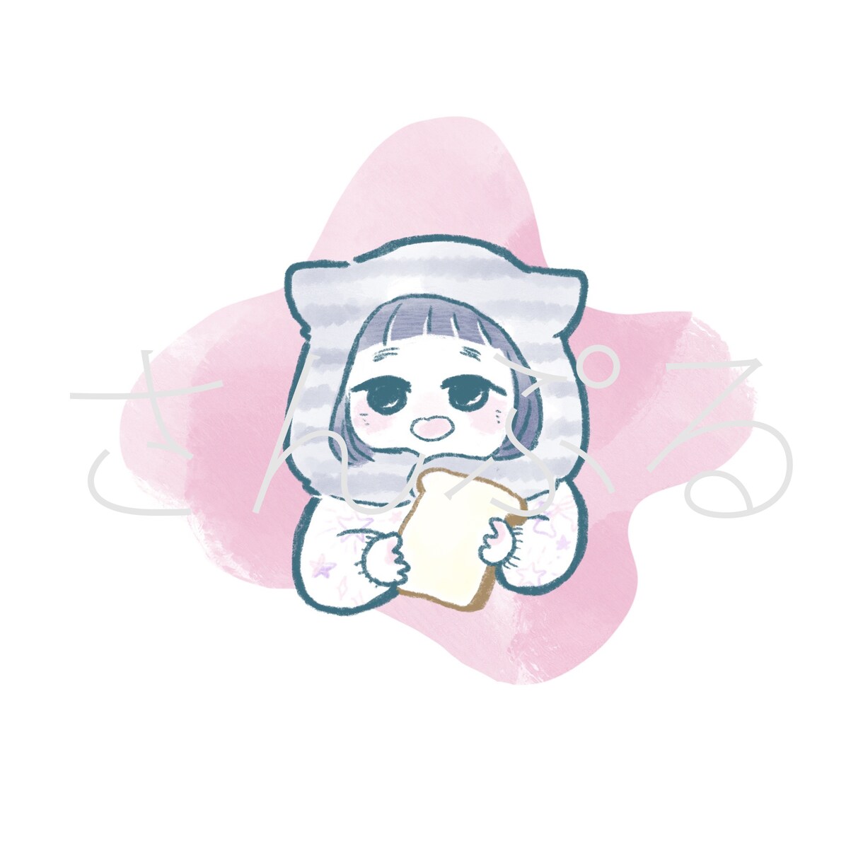 やさしい似顔絵アイコン描きます 鉛筆と水彩タッチで描いたやさしい似顔絵アイコンを作成します。 イメージ3