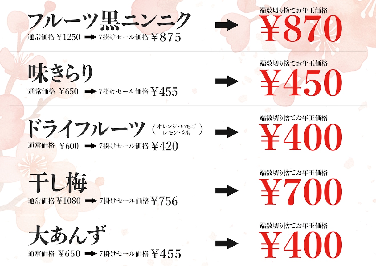POP・メニュー作成致します 見やすい・伝わる・高品質！お得な５代特典付き！ イメージ4
