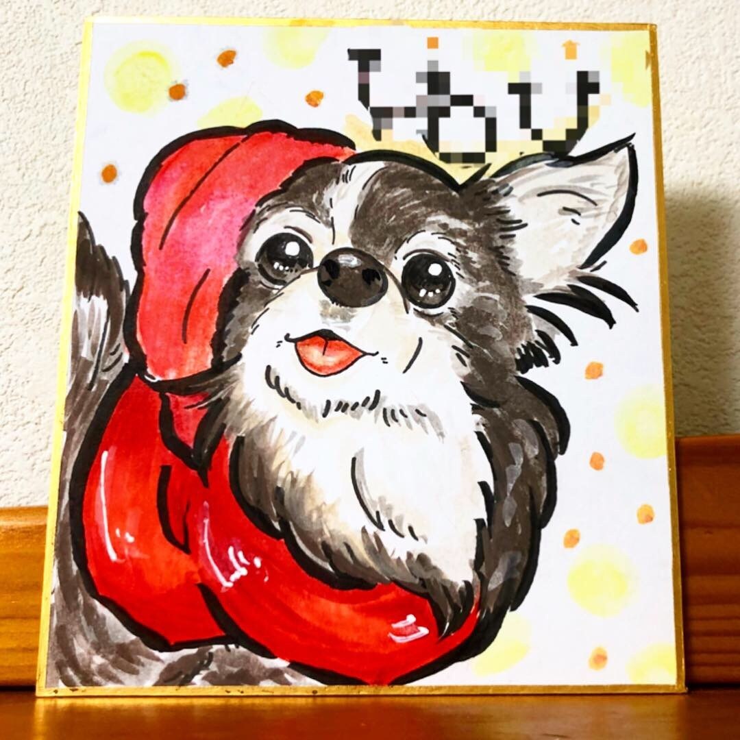 心温まるカワイイ似顔絵お描きします 水彩画の鮮やかで可愛らしい似顔絵お描きします。 イメージ2