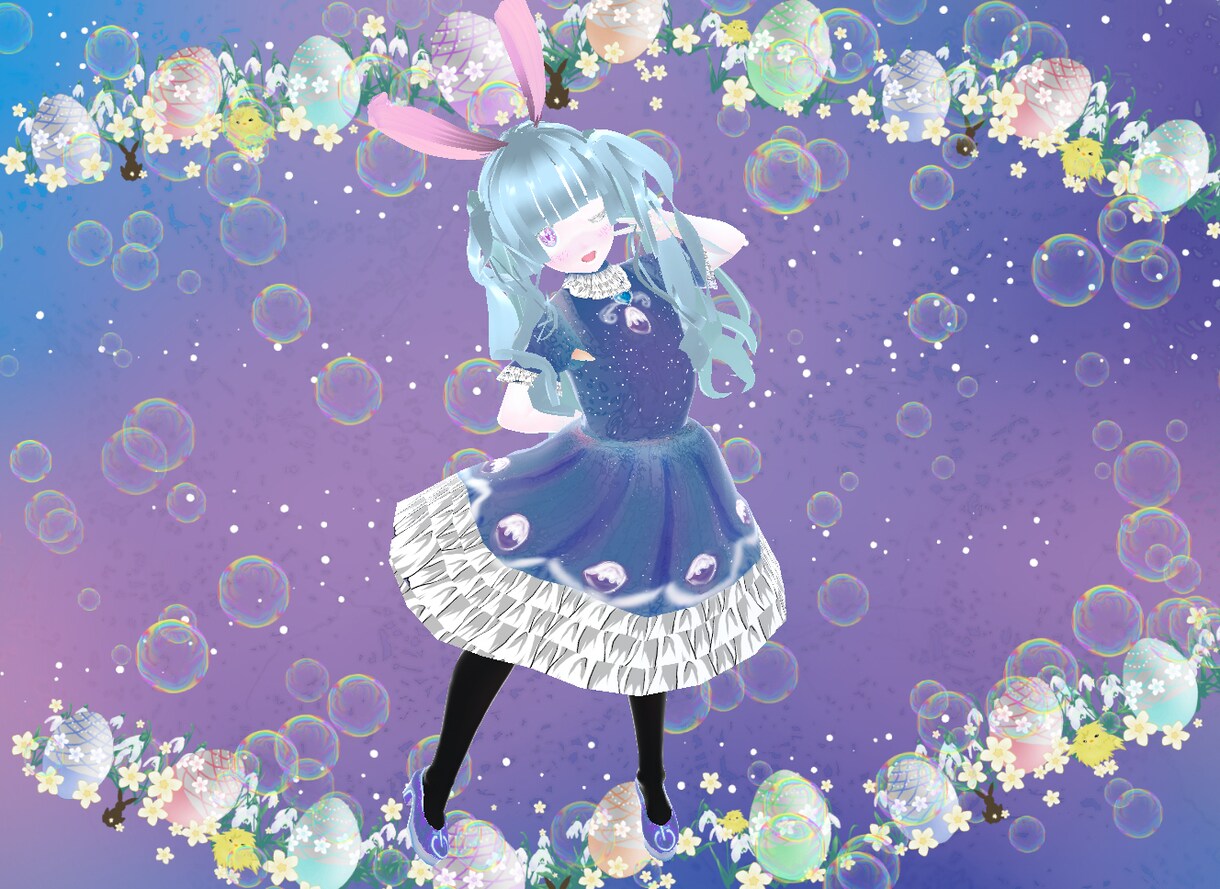 VTuberのキャラのモデリングします VTuberデビューのおてつだいします！ イメージ5