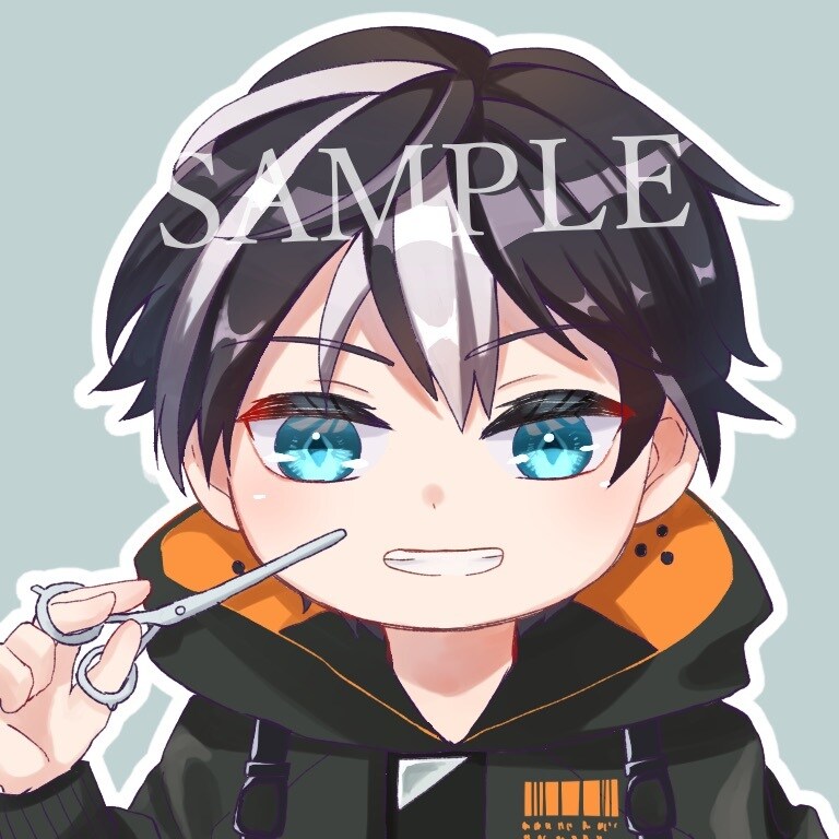 SNSアイコンおかきします ぷにっとしたほっぺがかわいい！オリキャラをアイコンにします！ イメージ2