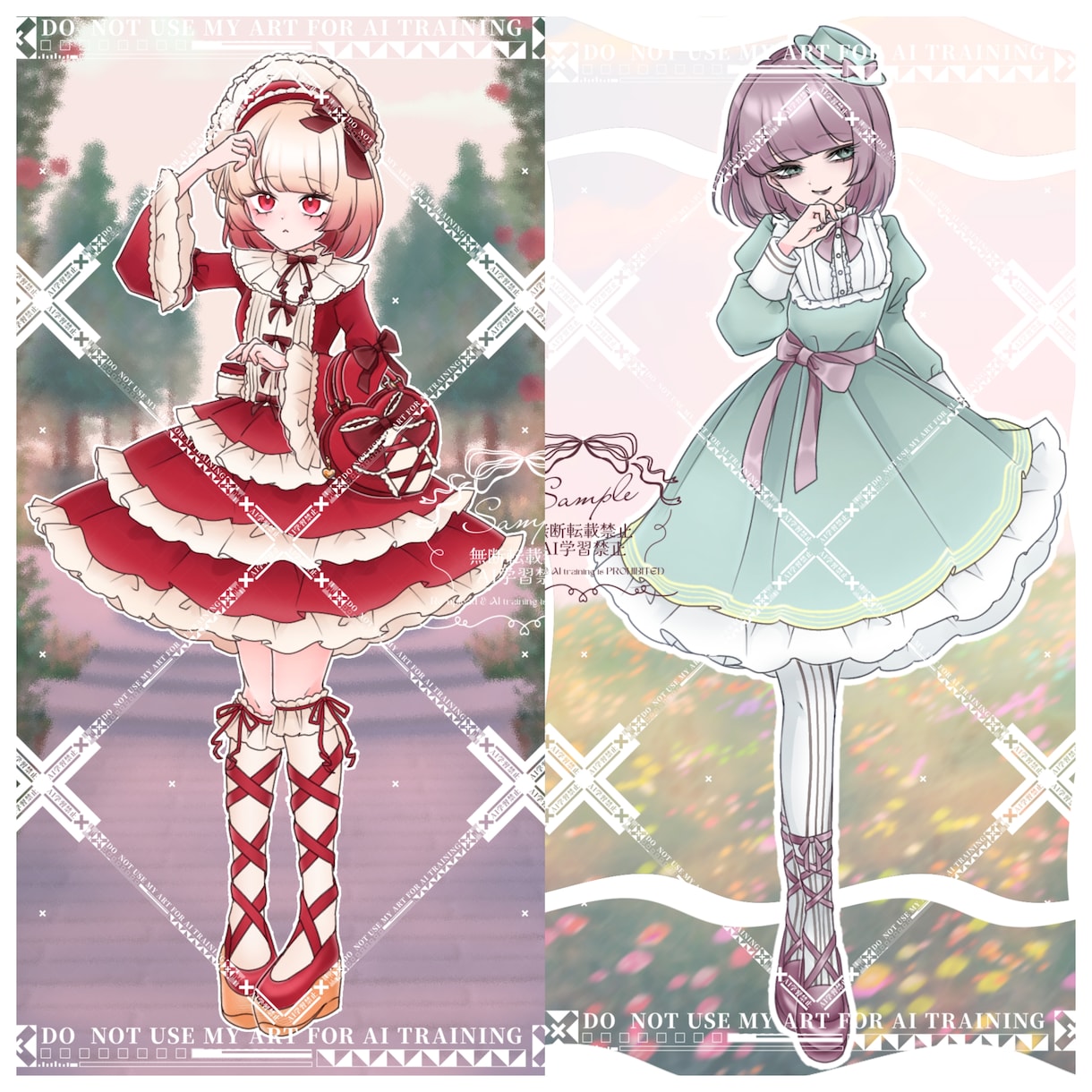 ふわふわで可愛いキャラクターのイラスト描きます キャラ紹介シートやアイコン、自作グッズ等にどうぞ！ イメージ9
