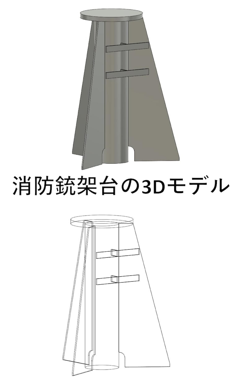 鉄工、架台、手摺等2D図面から構造物を3D化します 現場・製作を理解した実務レベルの3Dモデリングを行います イメージ7