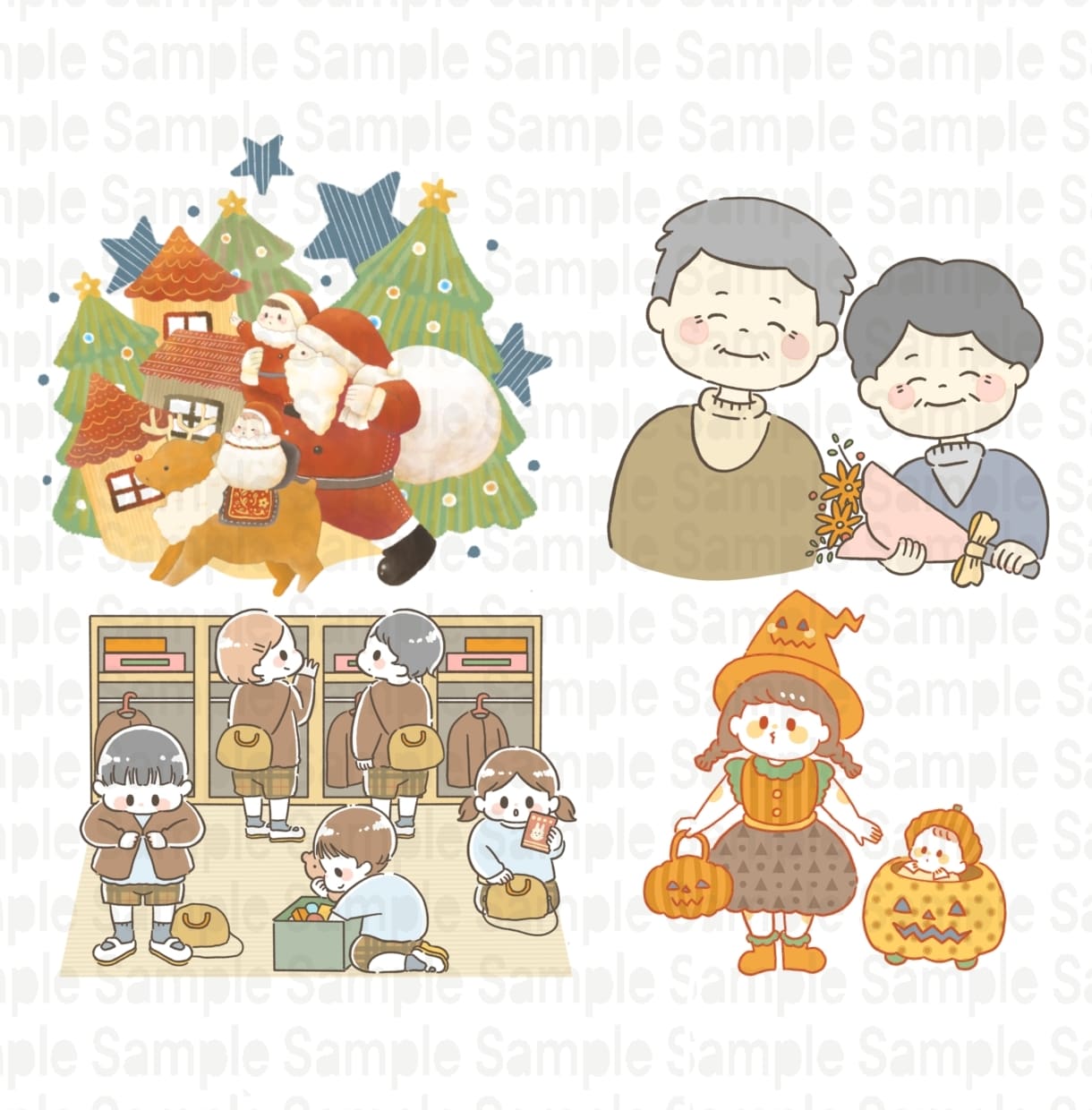 選べる2タイプ！可愛い&丁寧なイラストお描きします 可愛くまとめたい挿絵・広告・教材にいかがですか？ イメージ8