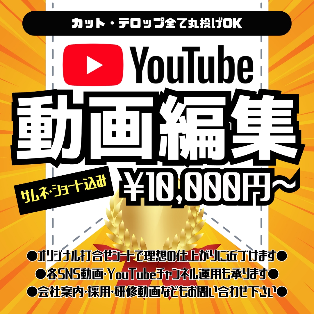 高品質&スピード納品★動画編集承ります 投げっぱなしOK♪イメージやジャンルに合わせて編集します イメージ1