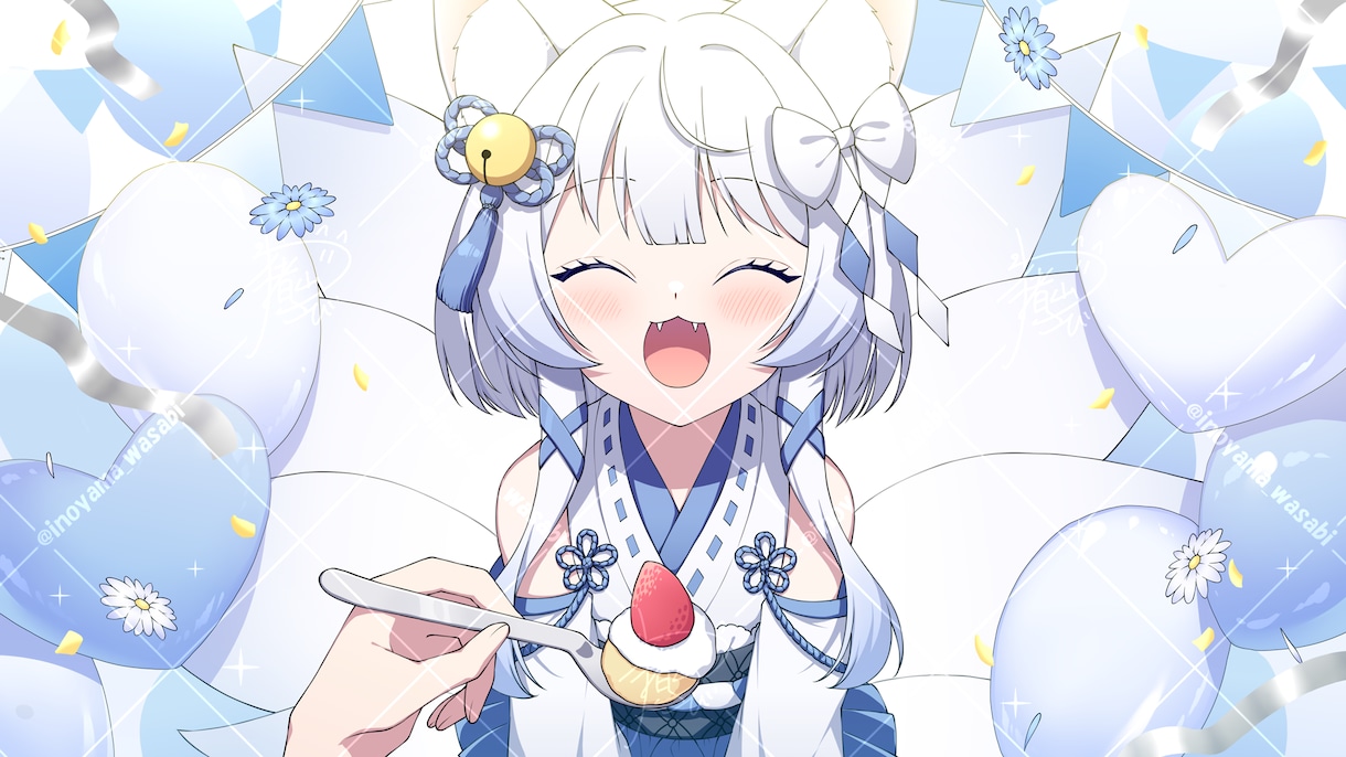 一枚絵制作致します 歌ってみたや動画用サムネイル、MV用、個人観賞用など！ イメージ7