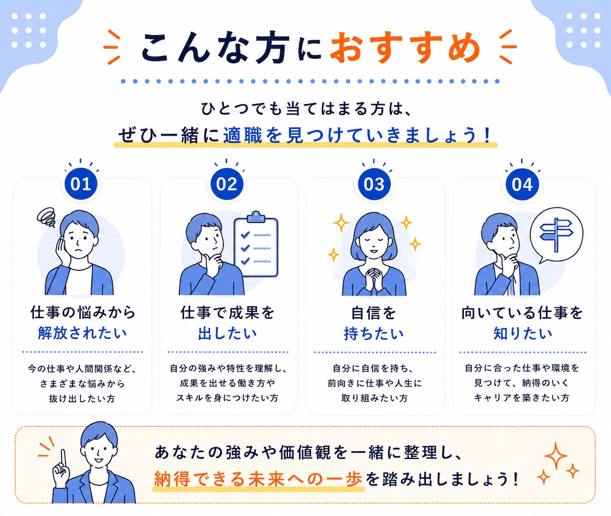 内向型専門コーチが向いてる仕事を診断します 自己分析で「自分らしく働ける仕事」を明確にします イメージ8