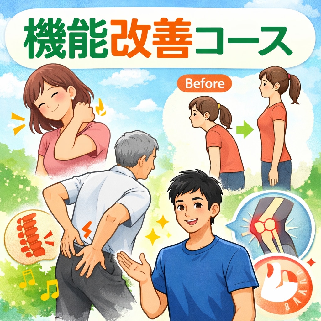 パーソナルトレーニング【機能改善コース】します 肩こり・腰痛・膝痛を改善へ導くトレーニング指導 イメージ1