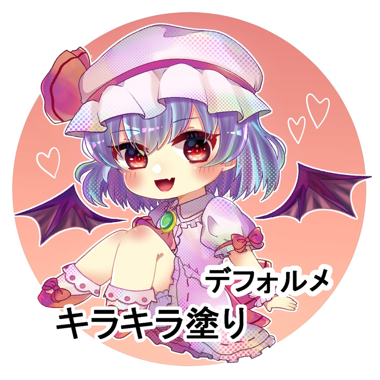 アイコン・ヘッダー・歌ってみた用イラスト描きます 鮮やかでキラキラしたイラストが好きな方におすすめ♡ イメージ4