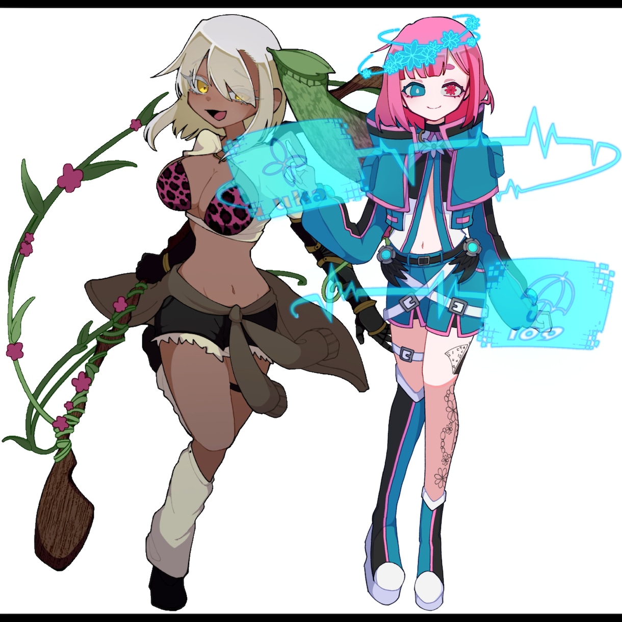 商用利用可！ダークで病みかわいい女の子お描きします アイコン、歌ってみた、ボカロMV、グッズ、TRPG、…等 イメージ5