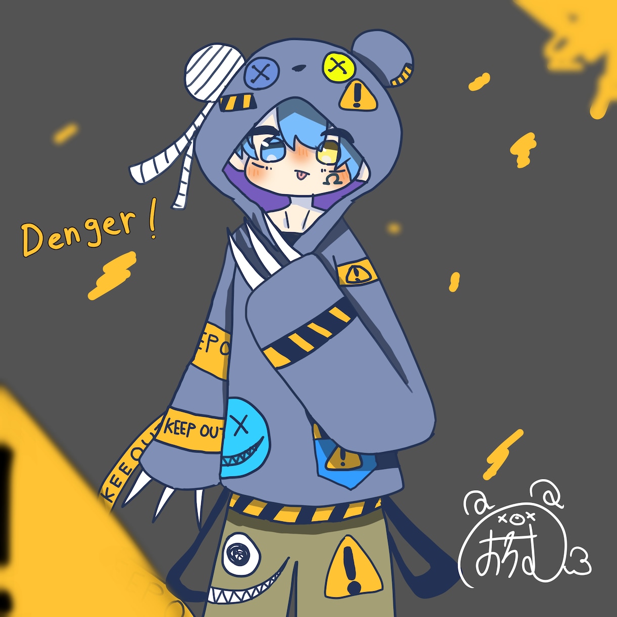 SNSのアイコン等のイラスト描きます SNSアイコン等をデフォルメで描きます！ イメージ2