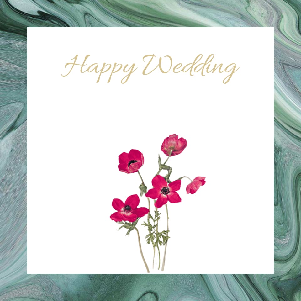 結婚式のフォトの加工します Happy Weddingの画像を作ります！ イメージ1