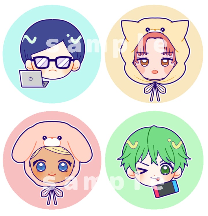 アイコン制作♡いたします ♡♡ミニキャラお顔アイコン♡♡ イメージ2