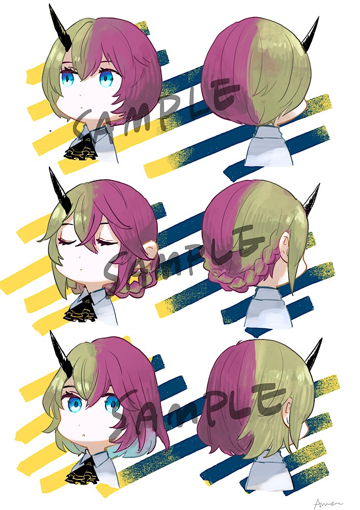 推しキャラやオリキャラのSNSアイコン描きます もちもちのミニキャラでSNSを賑やかにしませんか？ イメージ4