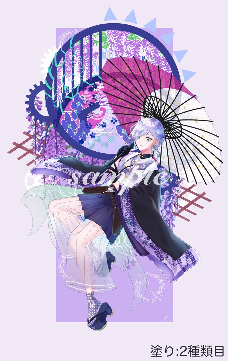 要素が沢山の不思議な世界観のイラスト描きます ポスターや観賞用、その他もお気軽に。/商用〇 イメージ4