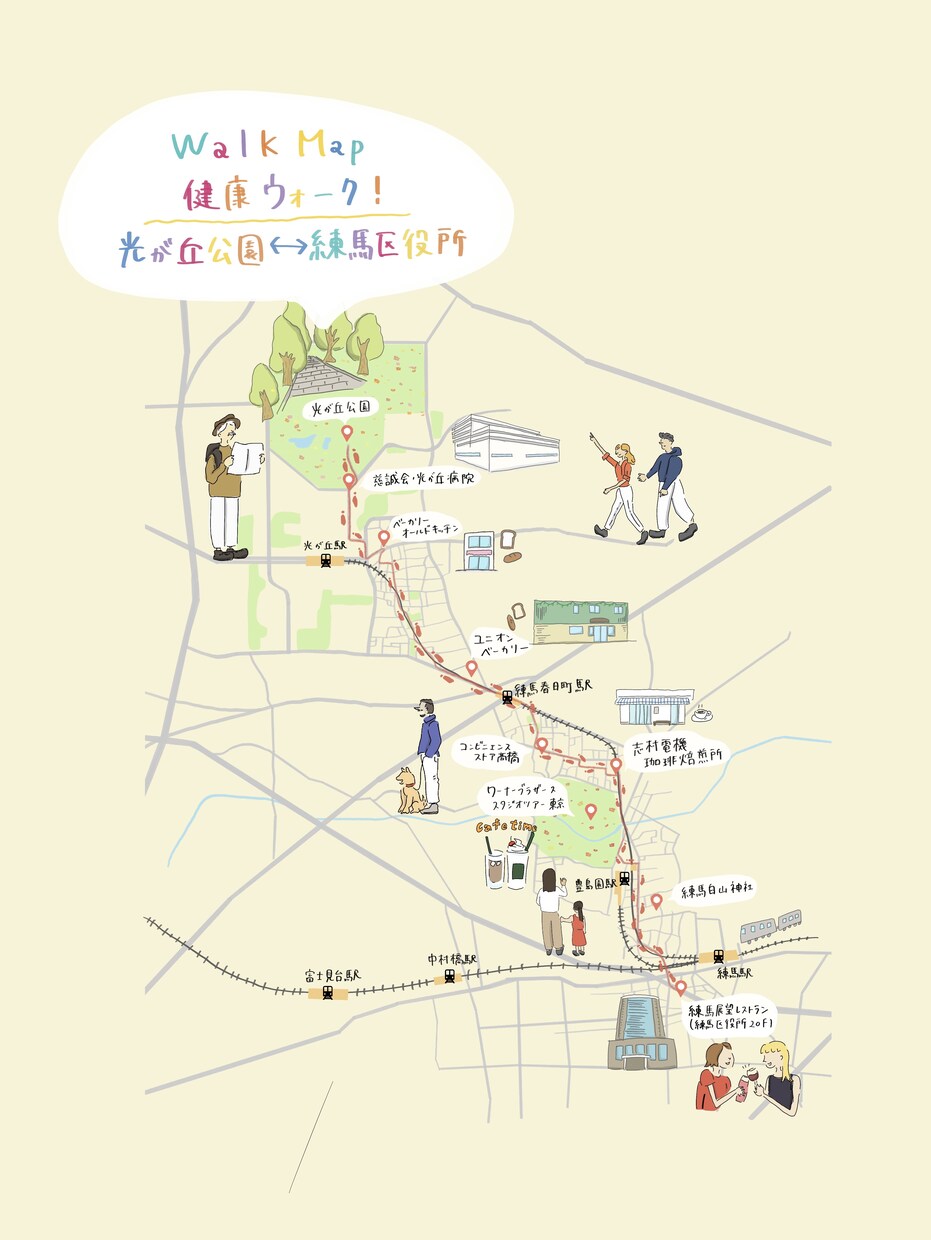 温かみのある手書き観光マップ製作します 温かみのあるデザイン♪フロアマップや観光地図などに！ イメージ5