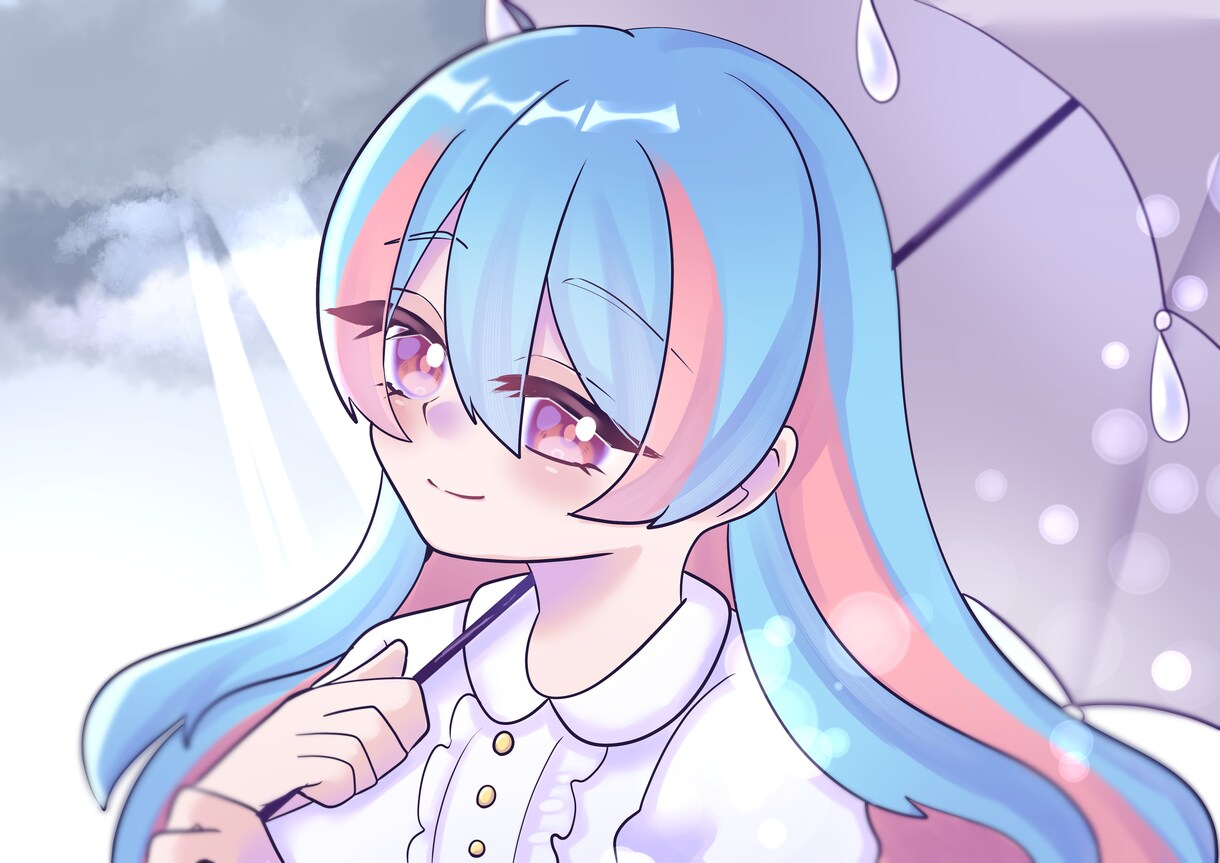 ふわふわで透明感のあるアイコンつくります ふわふわな子を描きます~！最短即日納品！※オプション イメージ1